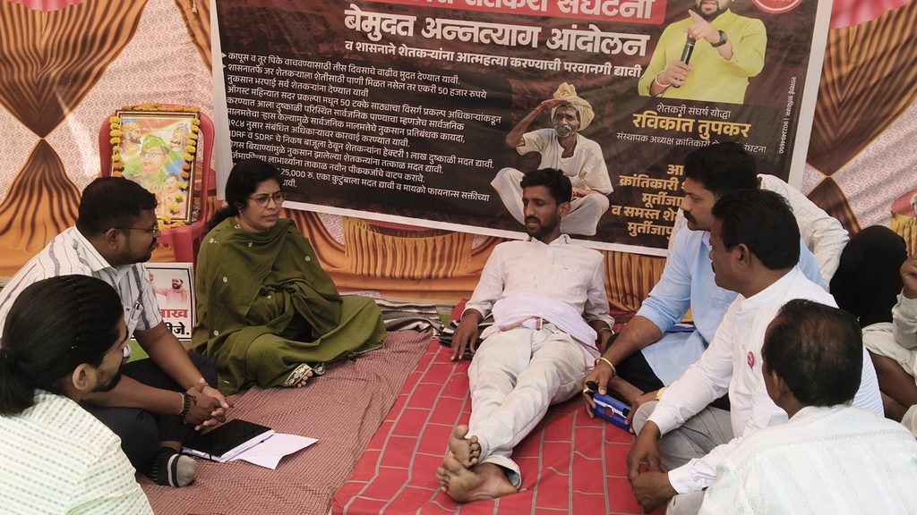 लोक कट्टा न्यूजचा दणका! बातमी प्रसिद्ध होताच प्रशासनाची आंदोलनस्थळी भेट